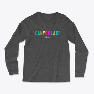 Canyon Lake Texas Color Pop Light Soft Long Sleeve T-Shirt