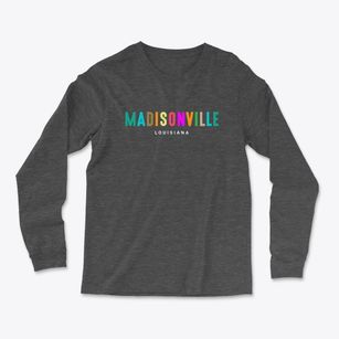 Madisonville Louisiana Color Pop Light Soft Long Sleeve T-Shirt