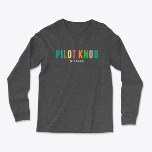 Pilot Knob Missouri Color Pop Light Soft Long Sleeve T-Shirt
