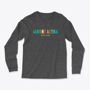 Mount Aetna Maryland Color Pop Light Soft Long Sleeve T-Shirt