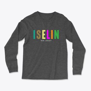 Iselin New Jersey Color Pop Light Soft Long Sleeve T-Shirt