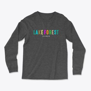 Lake Forest Illinois Color Pop Light Soft Long Sleeve T-Shirt