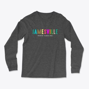 Jamesville North Carolina Color Pop Light Soft Long Sleeve T-Shirt