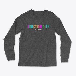 Junction City Illinois Color Pop Light Soft Long Sleeve T-Shirt