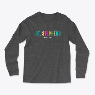 St. Stephens Alabama Color Pop Light Soft Long Sleeve T-Shirt