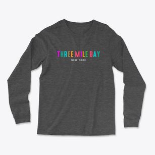 Three Mile Bay New York Color Pop Light Soft Long Sleeve T-Shirt