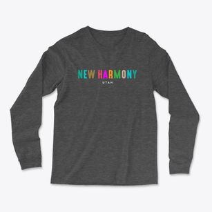 New Harmony Utah Color Pop Light Soft Long Sleeve T-Shirt