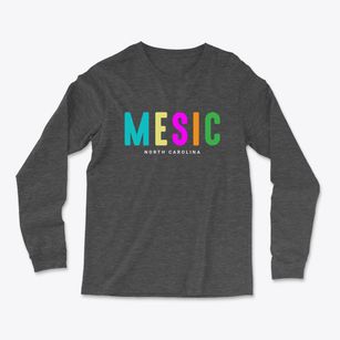 Mesic North Carolina Color Pop Light Soft Long Sleeve T-Shirt