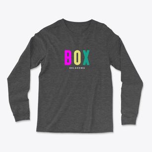 Box Oklahoma Color Pop Light Soft Long Sleeve T-Shirt