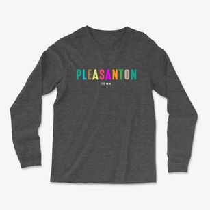 Pleasanton Iowa Color Pop Light Soft Long Sleeve T-Shirt