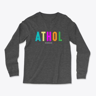 Athol Kansas Color Pop Light Soft Long Sleeve T-Shirt