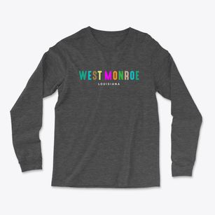 West Monroe Louisiana Color Pop Light Soft Long Sleeve T-Shirt