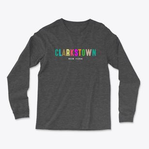 Clarkstown New York Color Pop Light Soft Long Sleeve T-Shirt