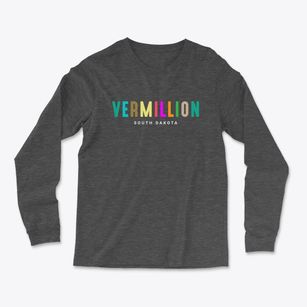 Vermillion South Dakota Color Pop Light Soft Long Sleeve T-Shirt