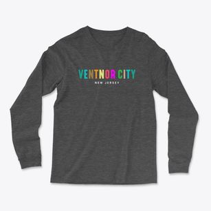 Ventnor City New Jersey Color Pop Light Soft Long Sleeve T-Shirt