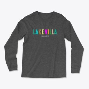 Lake Villa Illinois Color Pop Light Soft Long Sleeve T-Shirt