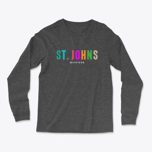 St. Johns Michigan Color Pop Light Soft Long Sleeve T-Shirt