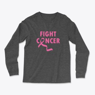   Fight Cancer Ribbon Light Soft Long Sleeve T-Shirt