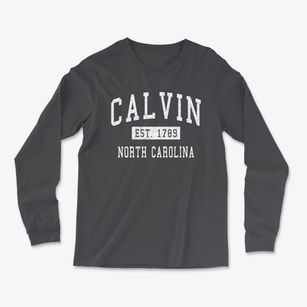 Calvin North Carolina Classic Established Light Soft Long Sleeve T-Shirt