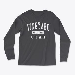 Vineyard Utah Classic Established Light Soft Long Sleeve T-Shirt