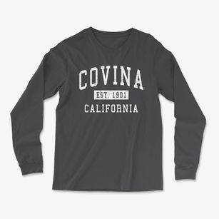 Covina California Classic Established Light Soft Long Sleeve T-Shirt