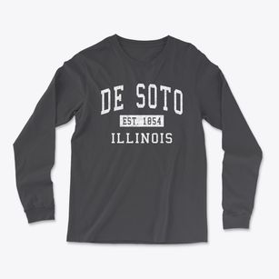 De Soto Illinois Classic Established Light Soft Long Sleeve T-Shirt