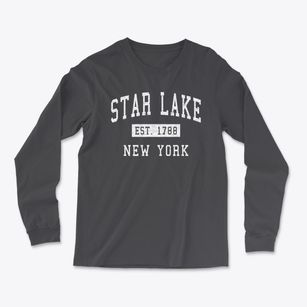 Star Lake New York Classic Established Light Soft Long Sleeve T-Shirt