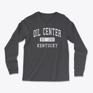 Oil Center Kentucky Classic Established Light Soft Long Sleeve T-Shirt