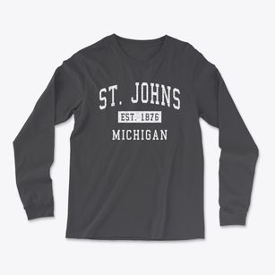 St. Johns Michigan Classic Established Light Soft Long Sleeve T-Shirt
