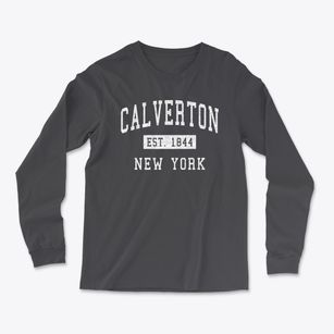 Calverton New York Classic Established Light Soft Long Sleeve T-Shirt
