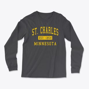 St. Charles Minnesota Classic Established Light Soft Long Sleeve T-Shirt