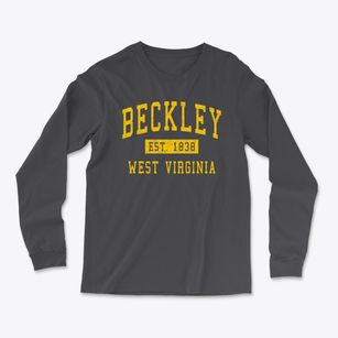 Beckley West Virginia Classic Established Light Soft Long Sleeve T-Shirt