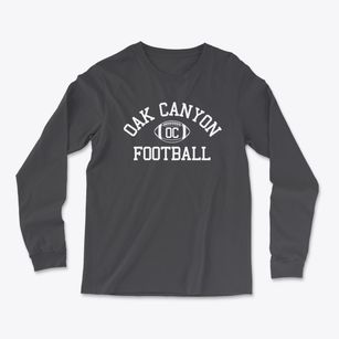 Oak Canyon School Classic Football Light Soft Long Sleeve T-Shirt