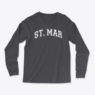 Saint Mark The Evangelist Varsity Arch Light Soft Long Sleeve T-Shirt