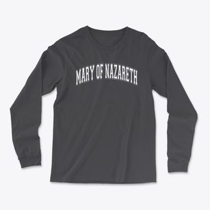 Mary Of Nazareth School Varsity Arch Light Soft Long Sleeve T-Shirt