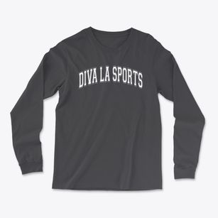 Diva La Sports Varsity Arch Light Soft Long Sleeve T-Shirt