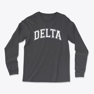 Delta High School Varsity Arch Light Soft Long Sleeve T-Shirt