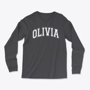Olivia Senior High School Varsity Arch Light Soft Long Sleeve T-Shirt