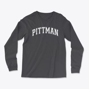 Pittman Elementary School Varsity Arch Light Soft Long Sleeve T-Shirt