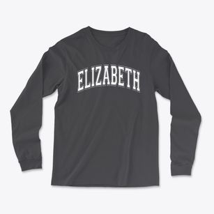 Elizabeth Elementary School Varsity Arch Light Soft Long Sleeve T-Shirt