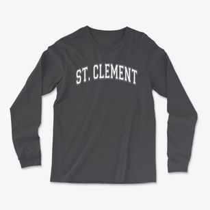 Saint Clement School Varsity Arch Light Soft Long Sleeve T-Shirt