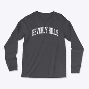 Beverly Hills Montessori School Varsity Arch Light Soft Long Sleeve T-Shirt