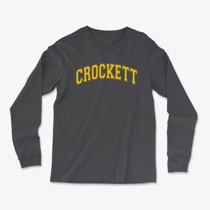 Crockett Elementary School Varsity Arch Light Soft Long Sleeve T-Shirt