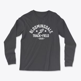 Bloomingdale High School Track and Field Light Soft Long Sleeve T-Shirt