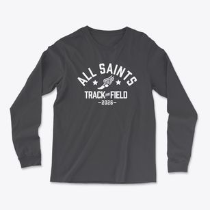 All Saints Catholic Academy Track and Field Light Soft Long Sleeve T-Shirt