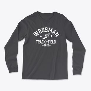 Wossman High School Track and Field Light Soft Long Sleeve T-Shirt