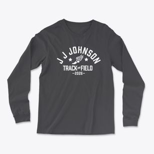 J J Johnson Elementary School Track and Field Light Soft Long Sleeve T-Shirt