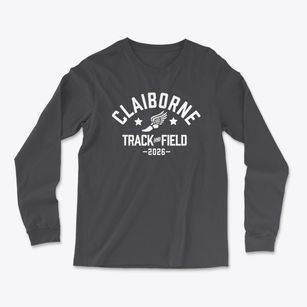 Claiborne Academy Track and Field Light Soft Long Sleeve T-Shirt