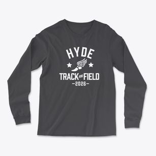 Hyde School Track and Field Light Soft Long Sleeve T-Shirt