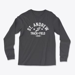Saint Andrew School Track and Field Light Soft Long Sleeve T-Shirt